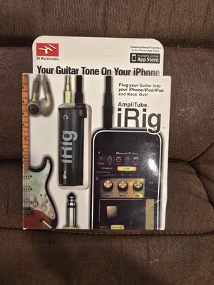 IK Multimedia AmpliTube iRig Guitar Interface Adapter for iPhone iPad iPod - Image 1 of 2
