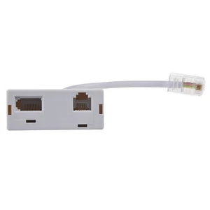 RJ45-Stecker auf RJ11-Buchse Splitter BT-Telefon-Adapter G7R38809 - Photo 1/3