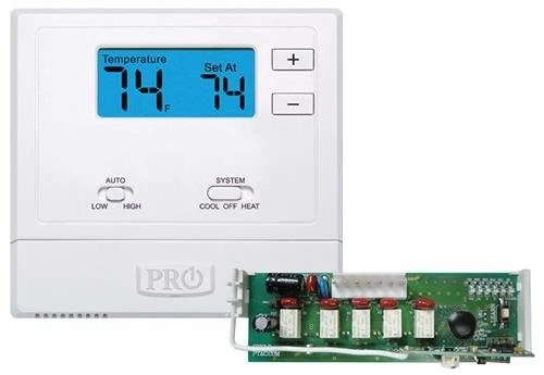 PRO1 IAQ T731W Touchscreen Non-Programmable Electronic Thermostat White - Image 1 of 3