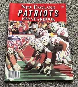 1989 New England Patriots Yearbook NFL Fryar Armstrong Tippett - Picture 1 of 2
