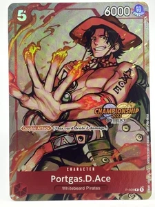 Portgas D. Ace P-028 EN ONE PIECE TCG 2023 Campeonato Evento Finalista-Nuevo - Imagen 1 de 4