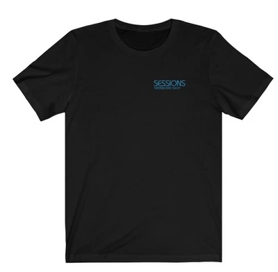 Camiseta SESSIONS SKATEBOARD GRANDE NEGRA Foto 1 de 4