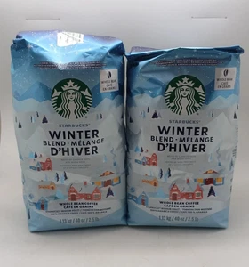 Starbucks Winter Blend Whole Bean Coffee 2.5lb Medium Roast, 2 Pack - JUN2025 - Picture 1 of 3