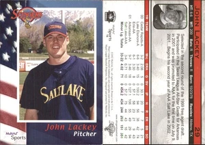 John Lackey 2002 MultiAd Salt Lake Stingers #15 RC FREE SHIP *AutographDen* - Picture 1 of 1