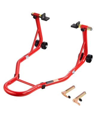 VEVOR Motorcycle Stand Lift 850 lbs Rear Wheel Spoolift Paddock Swingarm Arm Red Foto 1 de 4