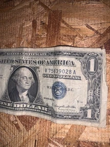 One Dollar 1957B Silver Certificates - Picture 1 of 6