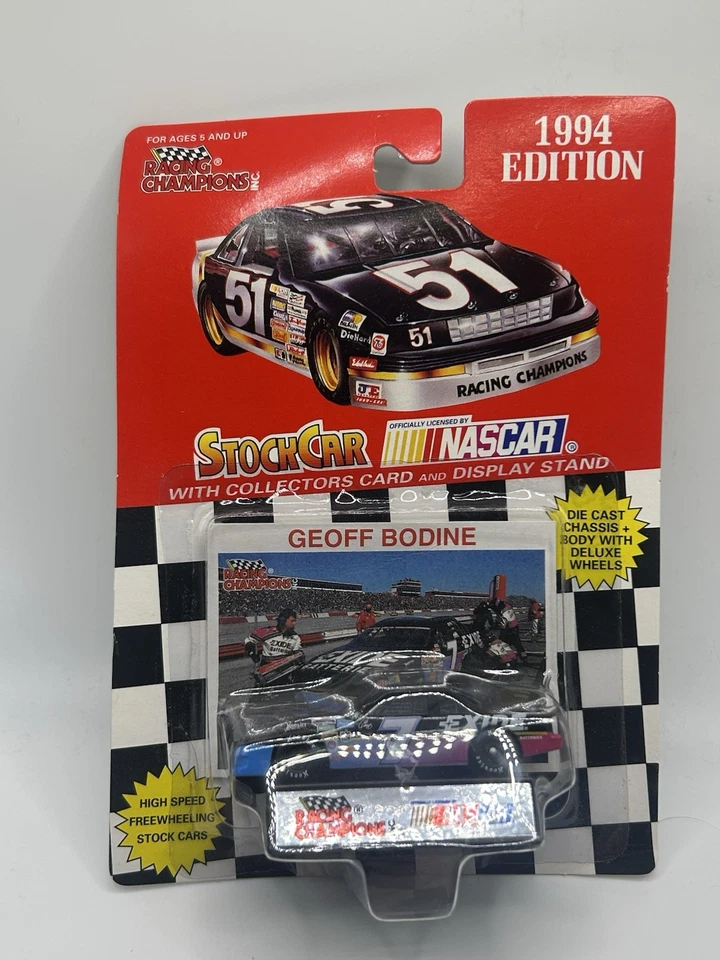 RACING CHAMPIONS-1994 EDITION-GEOFF BODINE #7-STOCK CAR DIECAST-NASCAR 1:64 - Image 1 of 1