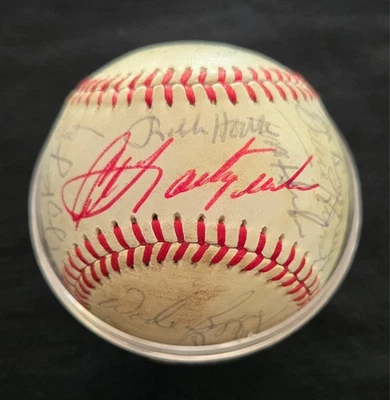1983 Red Sox team Signed Vintage American League Baseball - Image 1 of 4