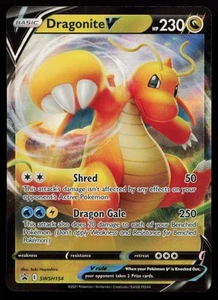 Dragonite V SWSH154 Promo SWSH: Sword & Shield Promo Cards Pokémon Card - Picture 1 of 2