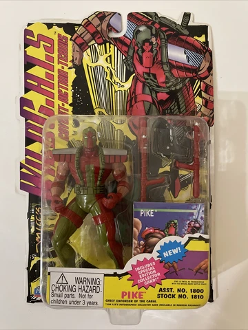 Vintage 1995 Jim Lee Wildcats PIKE Chief Enforcer Action Figure Playmates Toys Cover