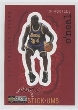1997-98 Upper Deck Collector's Choice Stick-Ums Shaquille O'Neal #S13 HOF