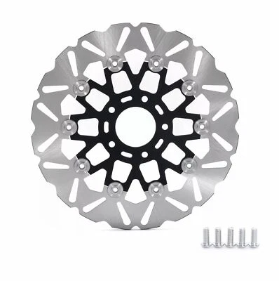 Rotor de freno delantero flotante de 11,5" con pernos para Harley Softail FLSTF Fat Boy 00-14 Foto 1 de 4