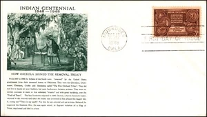 Scott 972 3 Cents Indian Centennial Fulton FDC - Unaddressed Planty 972-10 - Picture 1 of 2