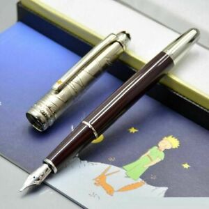 Luxury Pilot Series Petit Prince Brown Fountain Pen With 0.7mm M Black Refill