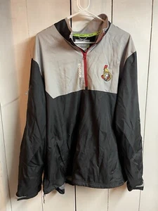 Ottawa Senators Reebok Center Ice Jacket Windbreaker 1/3 Zip Pullover Size XL - Picture 1 of 3