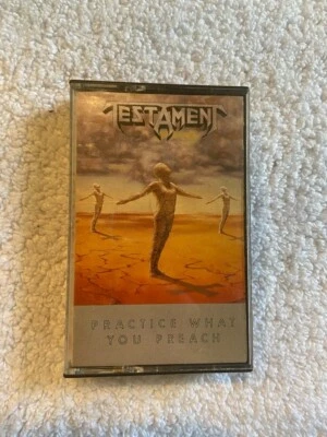 Testament 1989 Rock Cassette Vintage Used Hard Rock Tape MUST SEE Foto 1 de 4