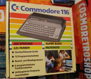 Commodore C 16 (+ NT, TV Cable, 2 Manuals) in OVP works 8-bit .264 35806 - Bild 1 von 10