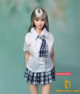 LDDOLL 27XL 1:6 Seamless Silicone Female Figure Body Silver Hair Head Model Toy - Picture 1 of 7