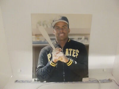 Foto autografiada 8x10 de Bobby Bonilla Piratas de Pittsburgh Foto 1 de 2