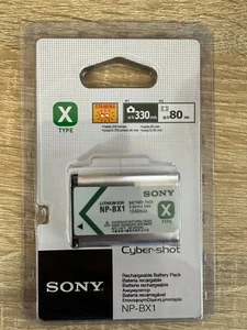 Batería de cámara digital original SONY NP BX1 DSC RX WX HX genuina NUEVA BATERÍA OEM - Imagen 1 de 2
