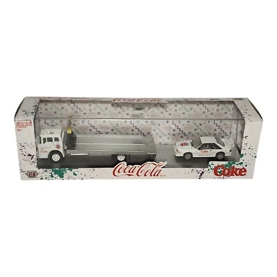 M2 Machines Haulers Coca-Cola '90 Ford C-8000 & '90 Ford Mustang GT Foxbody 5.0 - Image 1 of 4