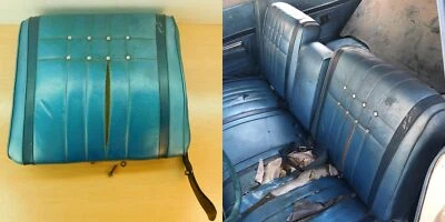 DRIVERS SIDE FRONT UPPER SEAT CUSHION FROM 1968 DODGE MONACO WAGON 68DM1-8M2 - Image 1 of 4