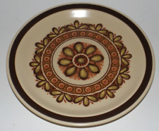 ReTRo Dinner Plate NIKKO STONE Stoneware 'Desert Sand' c1970s Vintage Tableware
