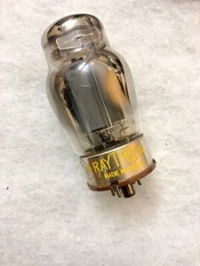 Raytheon 6550 KT88 Solid Grey Plate OOO getter NOS Tested From Military Stock - Picture 1 of 8