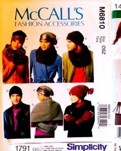 U PICK! HATS & ACCESSORIES SEW PATTERN ~ UC - Imagen 1 de 10