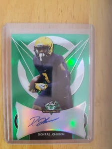 Diontae Johnson auto LEAF Valiant 63/75 Steelers - Picture 1 of 2