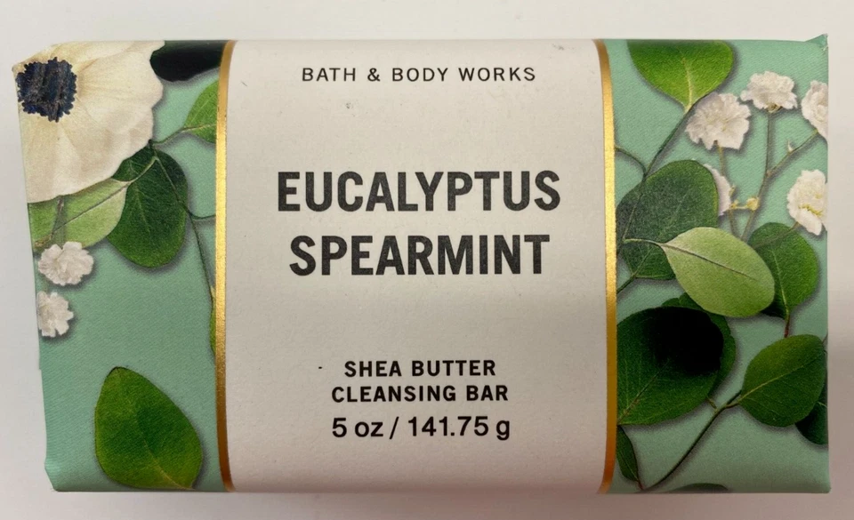 Bath and Body Works Eucalyptus Spearmint Shea Butter Cleansing Bar Soap 5 oz - Image 1 of 1