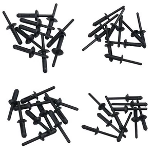 Plastic Pop Blind Rivets Fasteners For Plastic Riveter Gun 5.7 – 7.0mm 40pc Set - Picture 1 of 6
