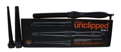 Curling Iron 3 In 1 Paul Mitchell Express Ion Unclipped Pro Tools Black (3-in-1) - Image 1 of 4