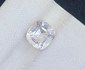 3.75 carat natural cut topaz cushion shape loose gemstone from Afghanistan - Picture 1 of 9