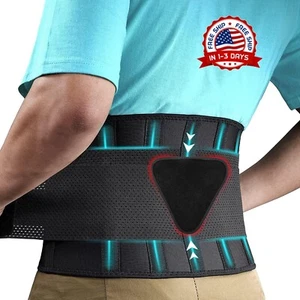 Fajas Para Trabajo Pesado La Espalda Hombres Mujer Faja Lumbares Trabajos Segur - Picture 1 of 8