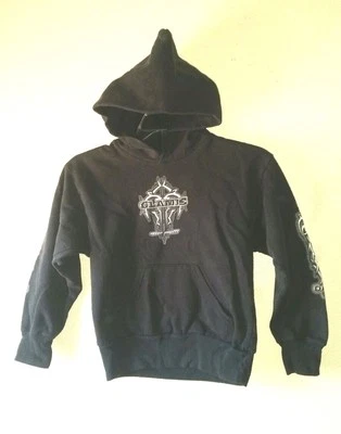 Sudadera con Capucha Pullover Juvenil Unisex Negra Glamis Never Enuff Talla S 6/8Y  Foto 1 de 4
