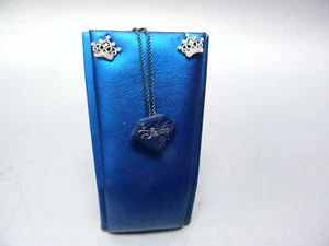 GENUINE DISNEY PRINCESS CROWN EARRINGS STERLING SILVER Q/10CTTW DIAMONDS NEW - Picture 1 of 1