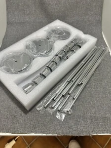 12 Stück Kerzenständer Silber,Kerzenhalter Farbe:Silber Candle Holder 32/27/22cm - Bild 1 von 1