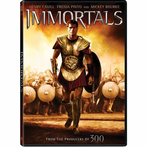 IMMORTALS – DVD NEW/SEALD (WITH SLIP CASE) R-1 FREE POST WITHIN AUSTRALIA - Image 1 of 1