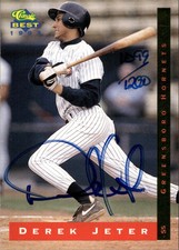 1993 Derek Jeter Classic Best AUTO ROOKIE Autograph Rc 1099/1200 Yankees HOF