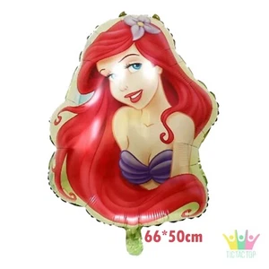 Little Mermaid Ariel Balloon Foil Helium. Lolly Loot Bag Cake Party Banner Flag - Picture 1 of 1