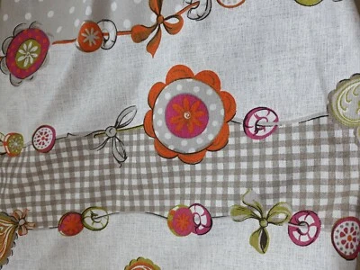 TESSUTO ARREDO AL METRO STOFFA COTONE 100 % FANTASIA multipli di mt 1x1.40 - Immagine 1 di 4