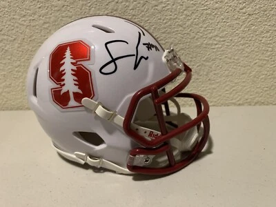 Solomon Thomas Signed Stanford Cardinal Speed Mini Helmet JSA  - Image 1 of 4