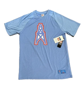 Tennessee Titans Houston Oilers Shirt Men Medium NFL Retro Logo Graphic Print - Picture 1 of 10