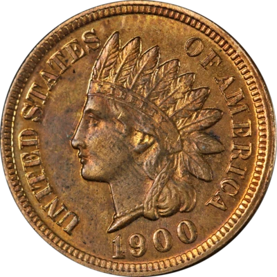1900 Indian Cent Decent PR Nice Luster Strong Strike - Image 1 of 2