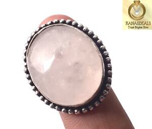 Pierścionek z różowym kwarcem olśniewająca biżuteria 11 GM wartość - cena @1,99-86335