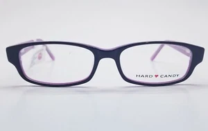 1 Stück Neu Hart Süßigkeiten Dunkellila Brillengestell 53-16-135 #479 - Bild 1 von 12