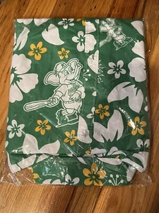 Oakland Athletics A’s Hawaiian Shirt Jersey Stomper Mascot SGA Coliseum Size XL - Picture 1 of 2