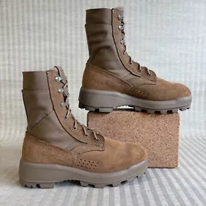 Belleville Mens 901 Jungle Tactical Combat Boots Coyote Brown Leather Size 6 R - Picture 1 of 22