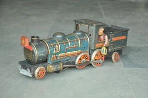 Vintage MT Trademark 3673 Battery Litho Train Engine Toy, Japan - Picture 1 of 14
